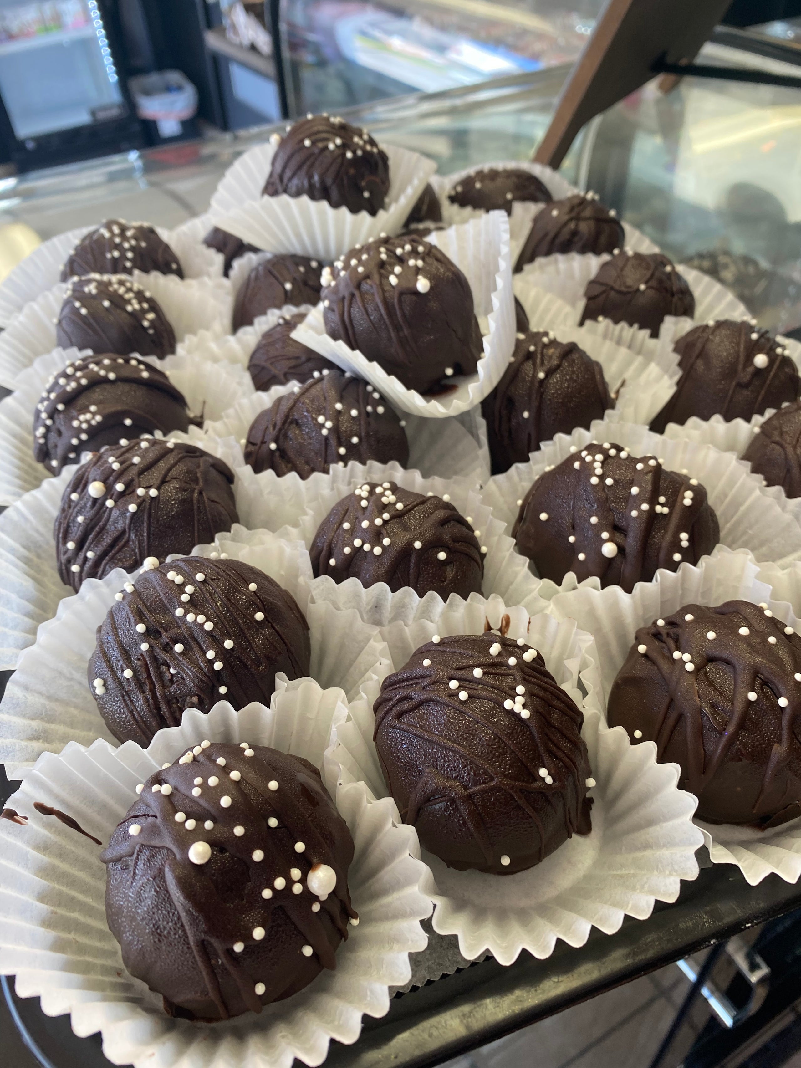 Chocolate Truffles (6 Count) The Sugar Rose Bake Shop